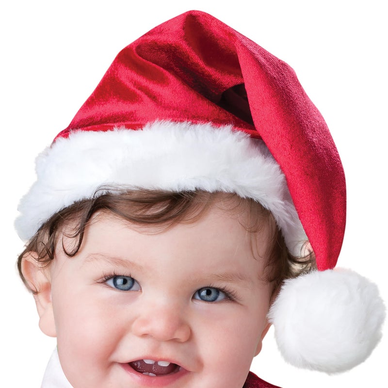 Fun World InCharacter Baby Santa Infant/Toddler Costume, Large(18-24mos) Red - Image 2